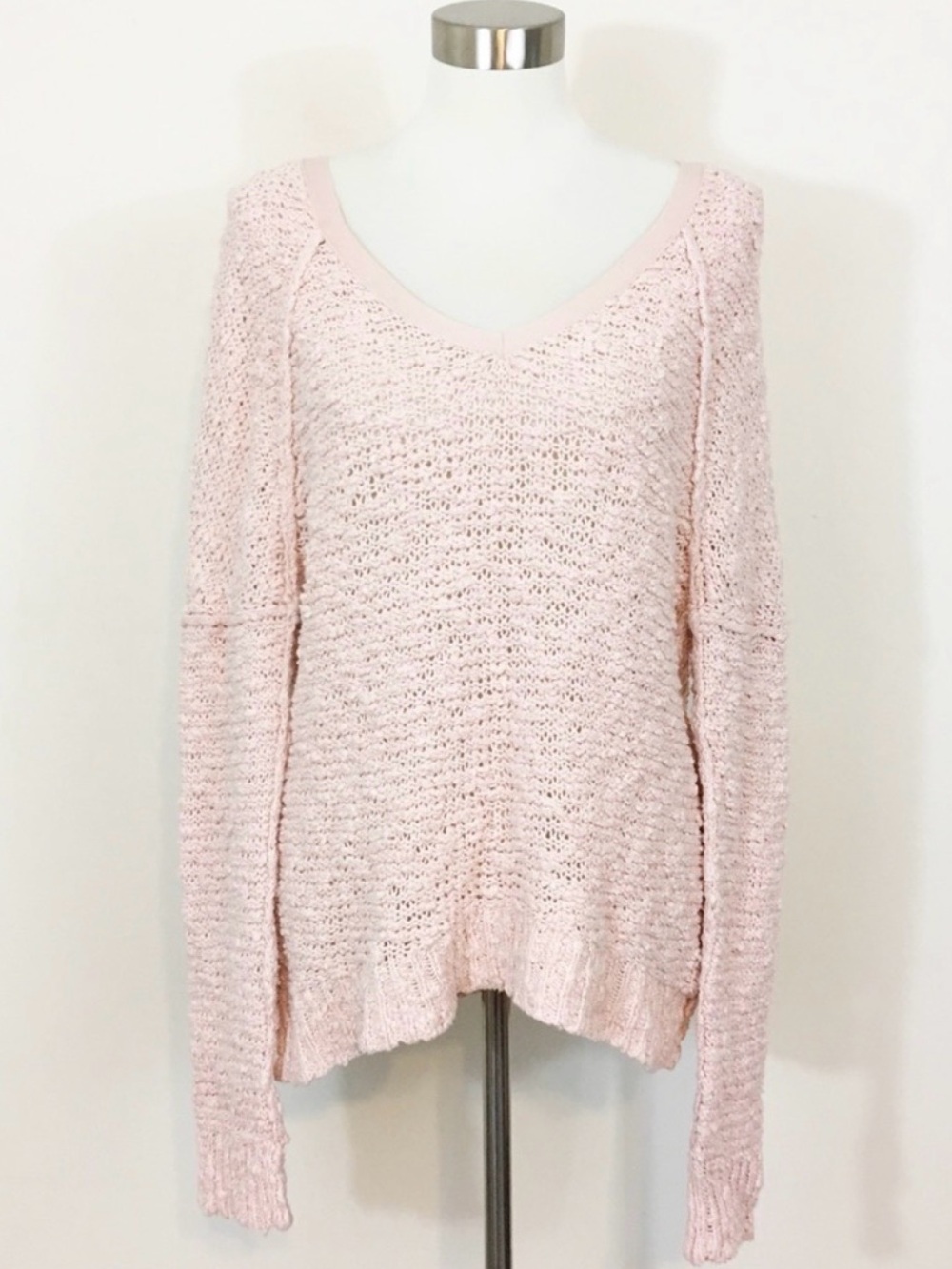 ✨Free People Pink Knit Sweater✨
